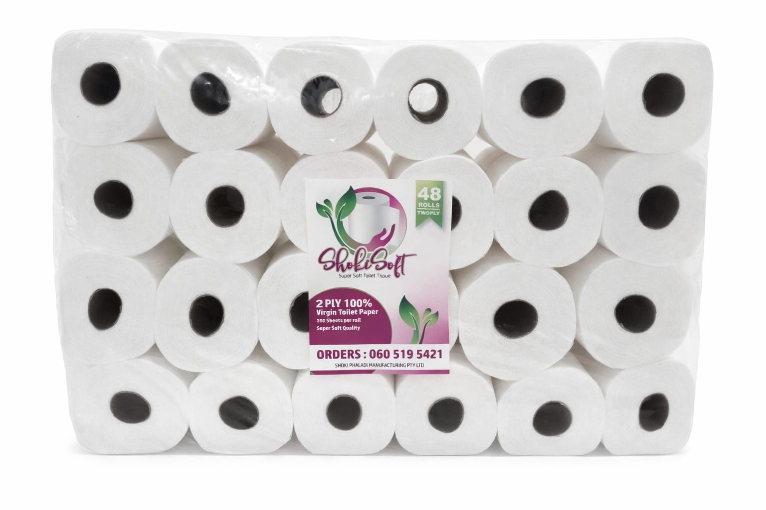 ShokiSoft Premium Soft Toilet Paper - 48 Roll Bulk Pack Luxury